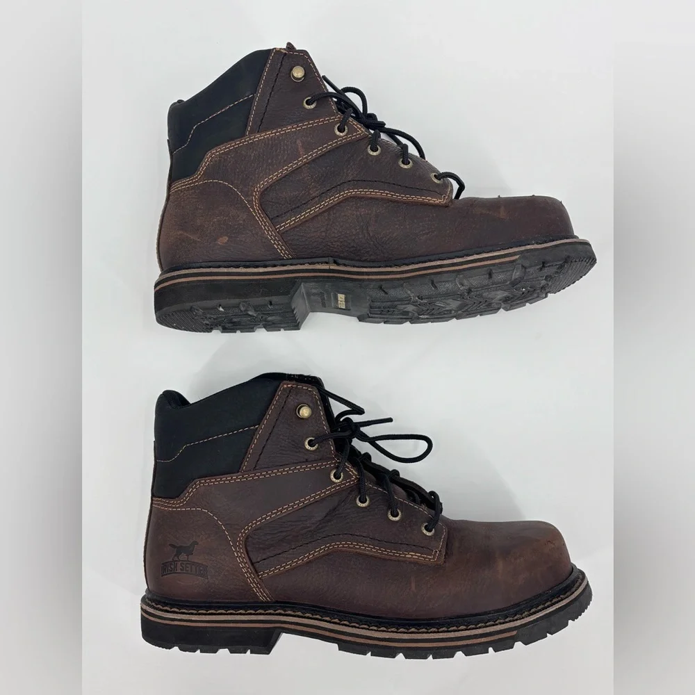Irish Setter Dark Brown Leather Boots